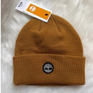 Timberland Ribbed Burnt Mustard Yellow Men’s Beanie NWT One Size